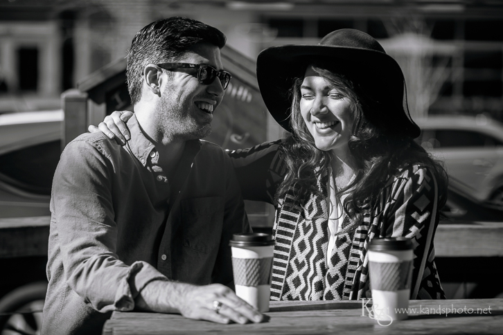 dallas truckyard engagement photograpy